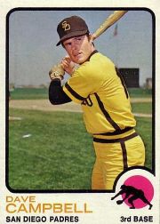1973 Topps Baseball Cards      488     Dave Campbell